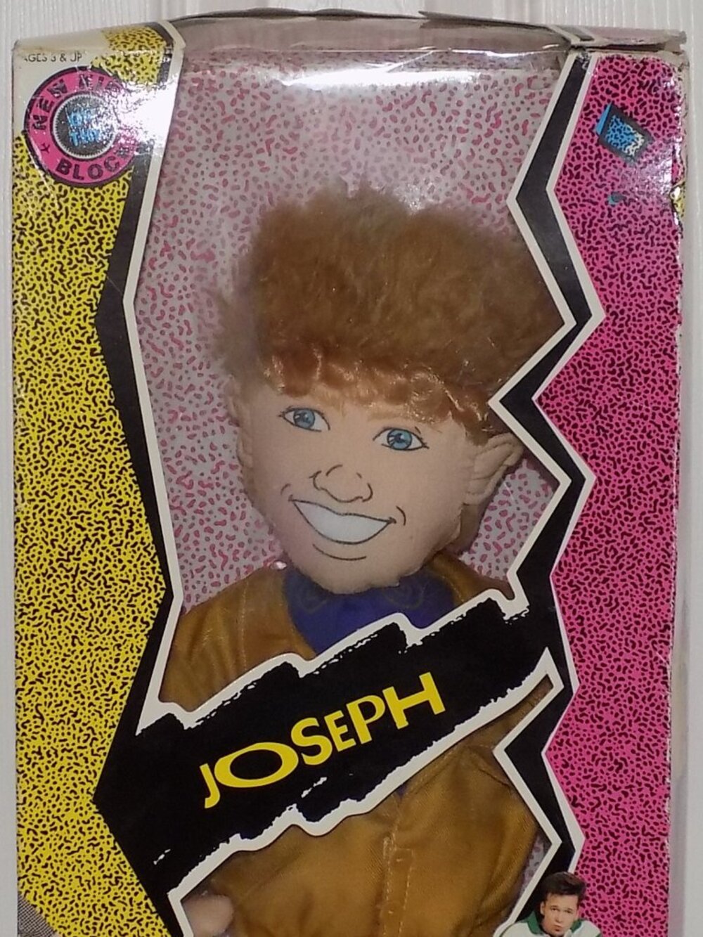 Vintage Hasbro 1989 NKOTB Joseph McIntyre Show Time Kids Plush Doll NIB